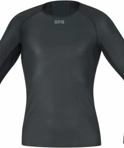Gore Wear M Gore Windstopper Base Layer Shirt Langarm, Black