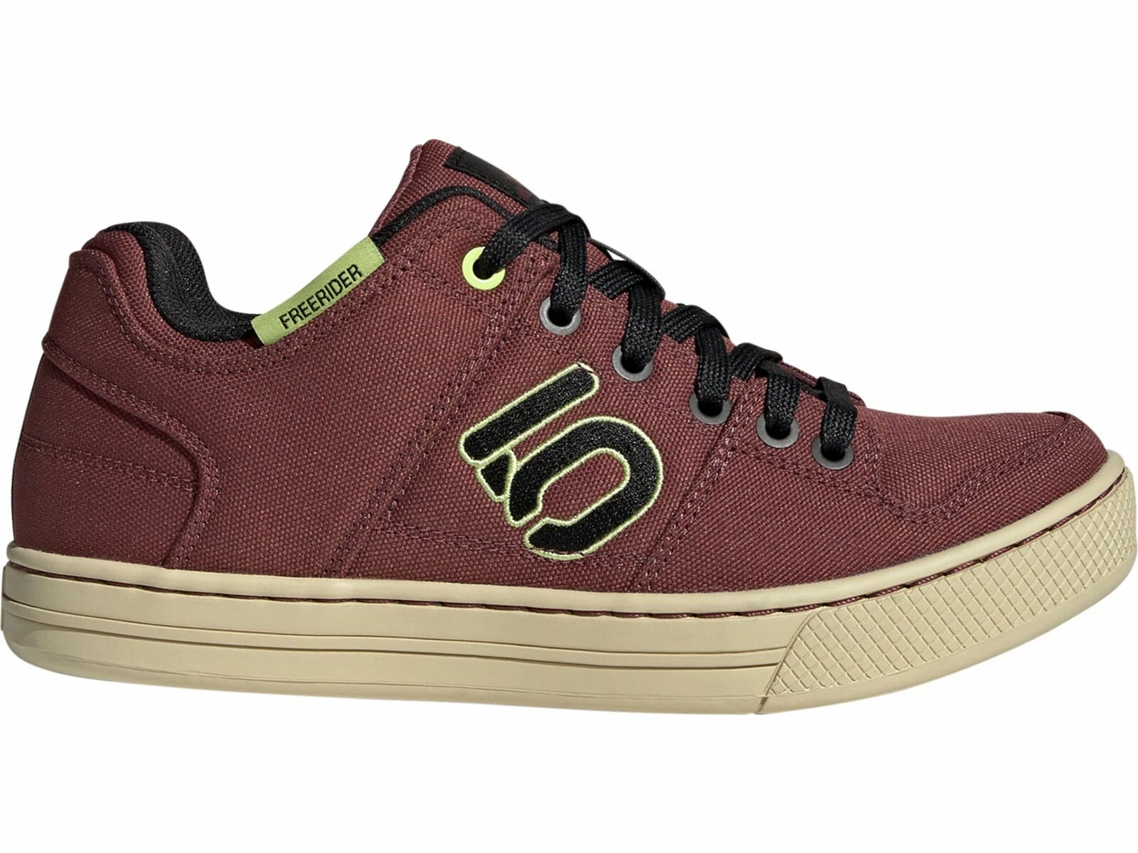 Five Ten Freerider Canvas Women, Burgundy/core Black/pulse Lime 5 Five Ten Freerider Canvas Women, Burgundy/core Black/pulse Lime – Bild 5