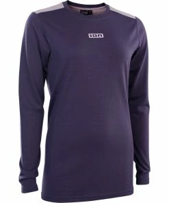 ION Baselayer Tee Longsleeve Merino Women, Dark-purple