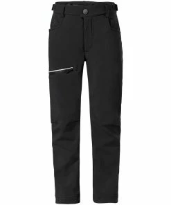 Vaude Kids Qimsa Softshell Pants, Black