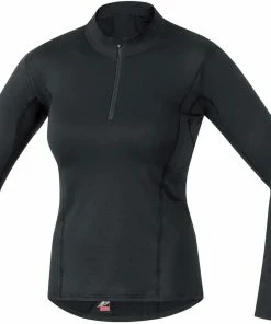 Gore Wear M Damen Base Layer Thermo Stehkragenshirt, Black