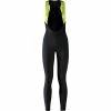 Gore Wear Progress Thermo Trägerhose+ Damen, Black/neon Yellow